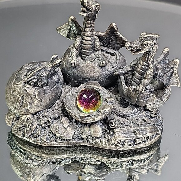 Fine Pewter The Hatchlings by SP Damley #3111 United Kingdom - Picture 1 of 10